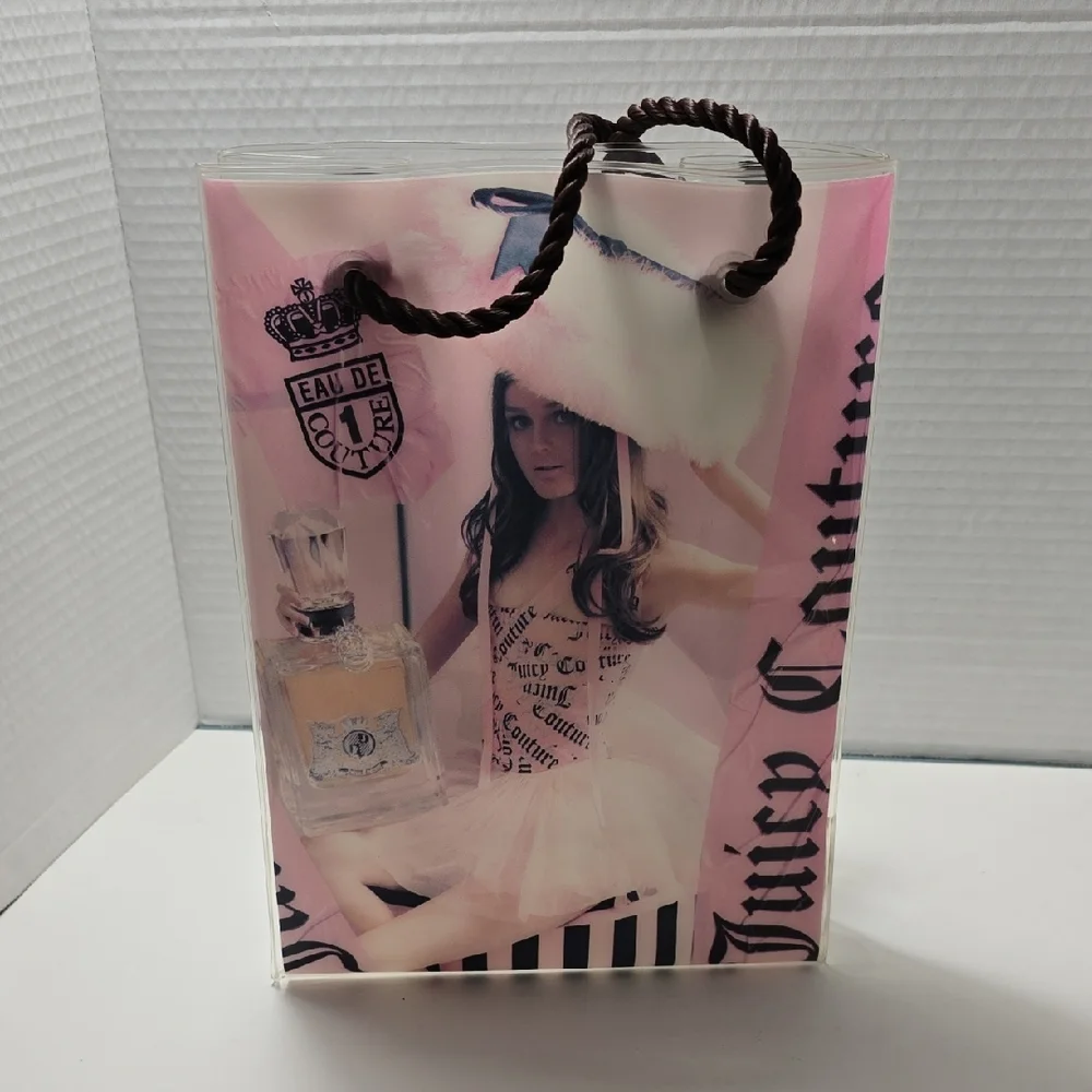 Juicy Couture Pink and Black Gift Bag